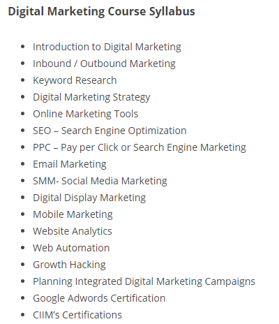 ciim-digital-marketing-course-modules