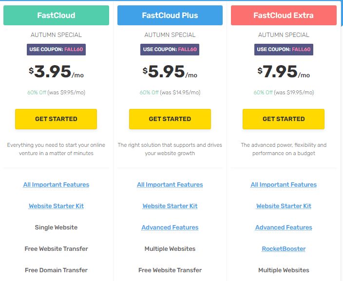 fastcomet-pricing