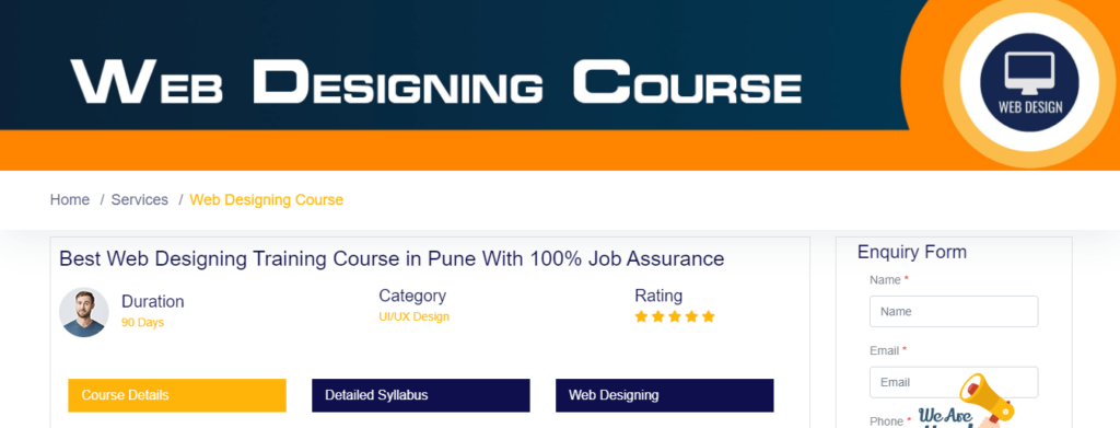 Pune-web-designing-course