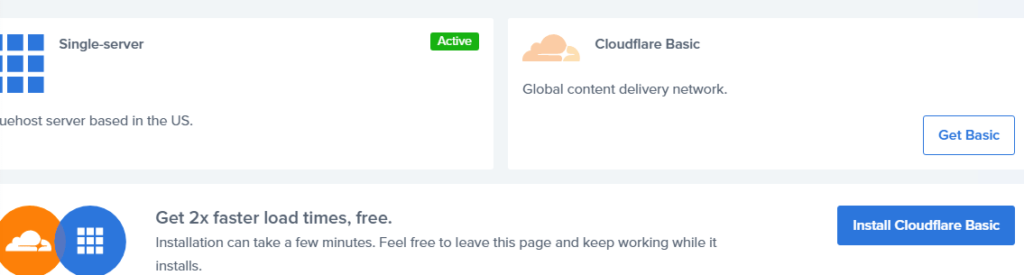 Bluehost-cloudflare
