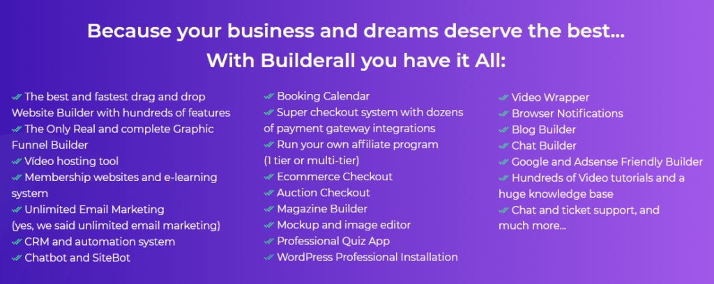 Builderall-features