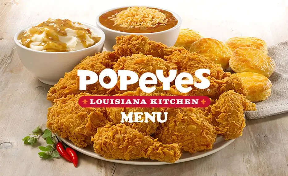 popeyes nuggets menu